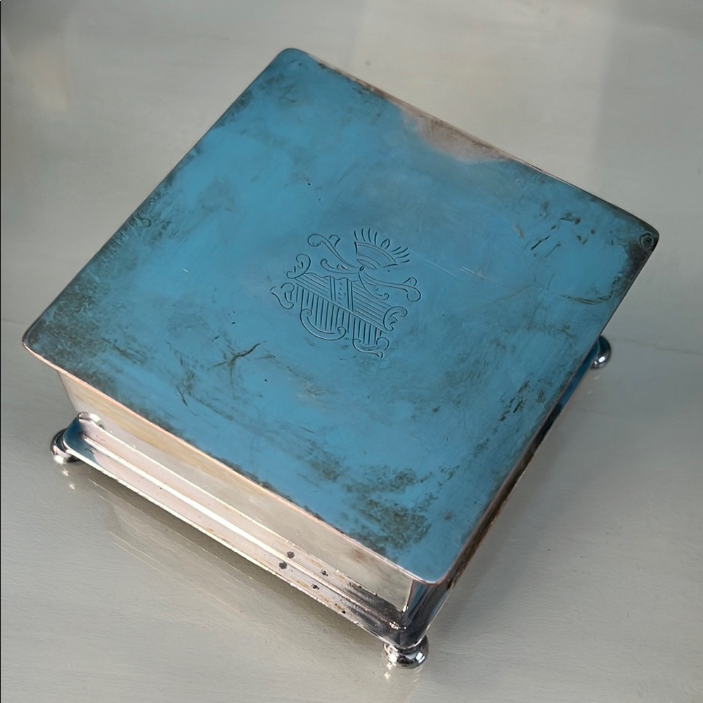 Vintage Warwick Silver Plated Trinket Box